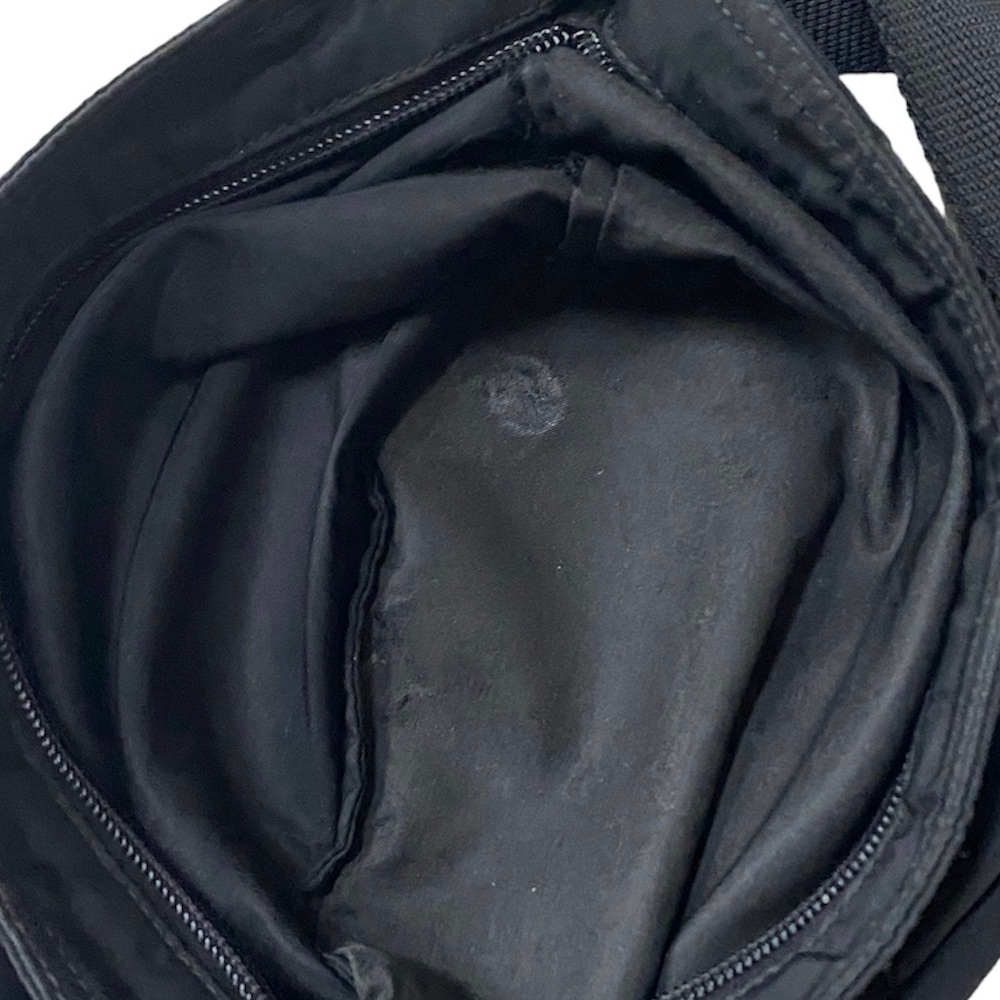 AUTHENTIC PRADA NYLON CROSS-BODY FLAT ZIPPER BAG BLACK, H: 10” X W: 12.25” - Picture 14 of 14
